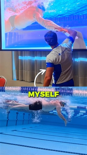 "I’ve never seen myself swim underwater before." 🌊