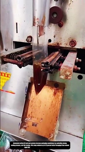 Liquid sachet filling workflow using automated form fill seal system