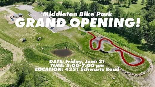 The Middleton Bike Park now has a new ℙ𝕌𝕄ℙ 𝕋ℝ𝔸ℂ𝕂! Come out for the grand opening of the largest pump track in the area. 🚴 5-7 p.m., Friday, June 21 🚴 Middleton Bike Park/Pump Track: 4351 Schwartz Road (view video below for directions!) 🚴 There will be prizes, food and more. ➡️ Details: https://visitmiddleton.com/event/pump-it-up-middleton/ | Visit Middleton