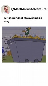 2.2M views · 10K reactions | A rich mindset is a way of thinking that sees abundance and opportunity everywhere. No matter the obstacle or setback, a rich mindset always finds a way forward. It's about resilience, resourcefulness, and unwavering belief in one's ability to create success. Turn adversity into opportunity. #mindset #motivation #mattmorris #coaches #networking #7figure | Matt Morris | Facebook