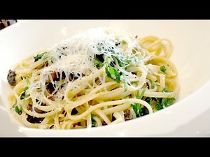 Forest Mushroom Linguine with Anchovies :: Chef's Choice