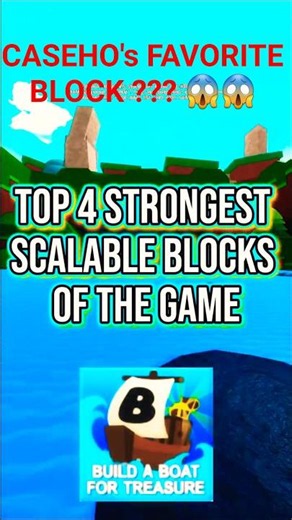 Most strongest blocks in build a boat #roblox #buildaboat