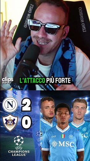 🔵🔵 Strongest attack in Europe #napoliquarabag #napoli #lang #neres #hojlund #championsleague #shorts