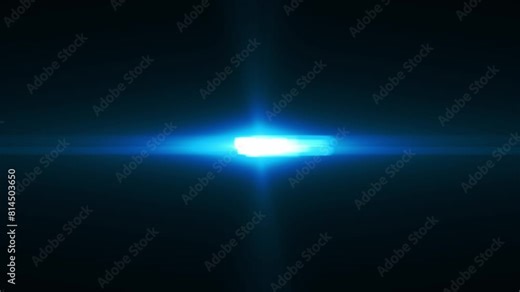 Blue Flares Video Loop Overlay for Dynamic Visual Effects in Multimedia Projects