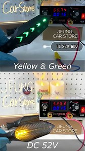 Motorcycle Led Turn Signal Lights Universal Front Rear DC 12v Flowing Blinkers Flasher Indicator Light for Electric Motorcycles Motorbike Scooter Bicycle E-Bike (Blue/Red, DC12V)