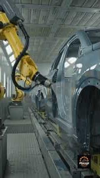 🤖 Inside a Fully Automated Car Factory ##cars #manufacturing