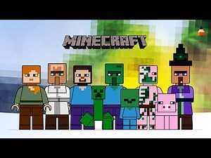 Minecraft Lego Minifigures | Lego Minecraft Game | Minecraft Coloring
