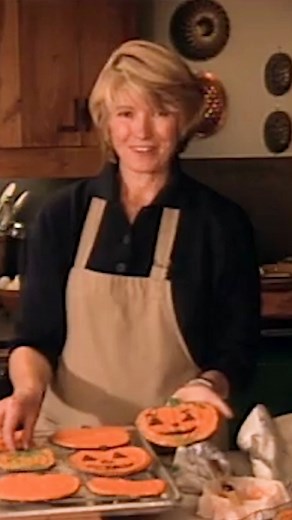 24K views · 369 reactions | Channel your inner Martha this Halloween and make your sweet treats as hauntingly over-the-top as the rest of your seasonal décor. Martha uses a simple royal icing to decorate these cookies, dying the frosting a rich orange color to mimic the appearance of a pumpkin. Try our 27 best Halloween cookies that are scarily delicious: bit.ly/3S1qse7 | Martha Stewart | Facebook