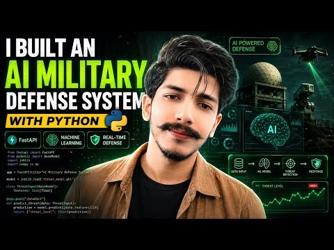 I Built an AI Military Defense System with Python 🤯 | FastAPI + Machine Learning