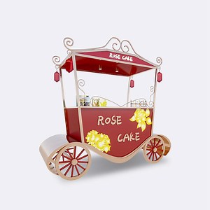 [Hot Item] Outdoor Mobile Floats Vending Carts Shopping Malls Hand Promotion Carts Airstream Food Cart Coffee Car Unique Design Juice Food Truck Luxury Food Cart