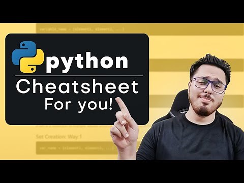 Python Cheatsheet 🧾 for Beginners 🔥🔥