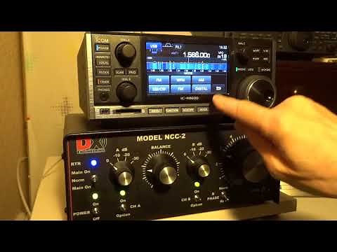 Icom IC-R8600 & NCC-2 Noise cancelling from DXE
