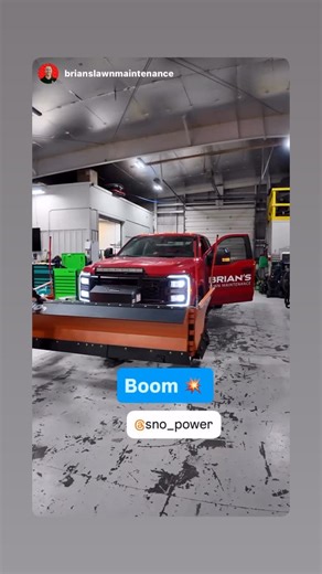 @brianslawnmaintenance visited us today to grab a brand new F14! If you reside in an area without a Sno power dealer but desire Sno power, we invite you to tour our facilities. Should you decide to purchase any of our Models of plows, we will offer you a substantial discount of $1,000. **Disclaimer:** The offer is not valid if you are within 200 miles of any of our dealers. | Sno-Power