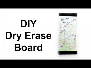 DIY Glass Whiteboard | Making a Modern Style Dry Erase Board using Up-cycled Glass and Pallet Wood