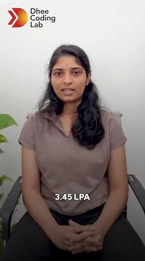 HowSrusti transformed her career through Dhee Coding Lab! 🚀