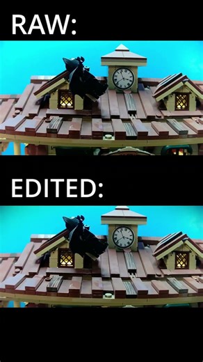 How I made Batman Fly #behindthescenes #lego