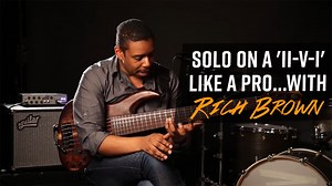27K views · 904 reactions | In this lesson, the amazing Rich Brown is going to show you a new approach to take when soloing over a 2-5-1... And Trust me - it's awesome... I KNOW you're going to love this lesson... See you in the shed  | ScottsBassLessons.com | Facebook