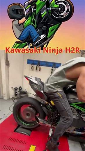 🔥 KAWASAKI NINJA H2R – INSANE SPEED RUN UNTIL THE EXHAUST GLOWS 🔥