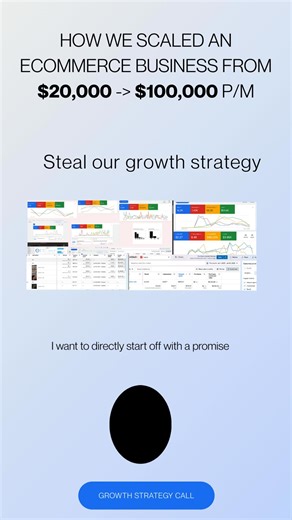 E-Commerce founders, what if I told you there’s ONE growth system that scaled our clients to $100K /month… without working nights, weekends, or burning out? It’s called the Sprout Growth System. We’ve used it to: ✅ Turn $1 of ad spend into $3–$5 in revenue ✅ Double florist and jewelry store orders in under 90 days ✅ Help independent brands break past $100K months (faster than they thought possible) And the crazy part? I’m breaking it down in a FREE Strategy Call Just the exact growth system we u