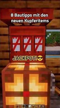 🤯 8 brilliant ideas for the new COPPER items! Minecraft Copper Update Hacks #Shorts