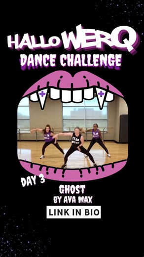Day 3 of the #HalloWERQ Dance Challenge is set to Ghost by Ava Max. We can't wait to see you BOO-tiful faces while you WERQ this routine! Join us on the 23 Day HalloWERQ challenge! Find the link to the free printable in our bio for full details. DC: @kelfring08 : @danielleporte_werq + @lbrooks90 : Ghost by Ava Max (@avamax) Don't forget to like and save this post! #Halloween #DanceChallenge #deadmanwalking #songoftheday #WERQ #choreography | WERQ dance.fitness.workout | Facebook