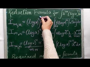 Reduction formula for (x)^m×(logx)^n