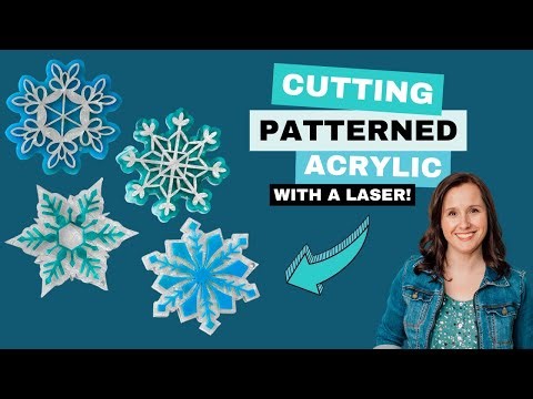 How to Cut Patterned Acrylic with a Laser for Diode and CO2 Lasers