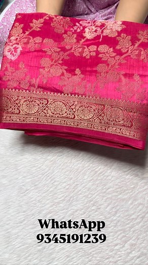 14K views · 1.1K reactions | How to order?: Take a screenshot & sent > Whatsapp +91 9345191239 No cod, No return , no exchange, no refund. 糧Saree name: Semi tussar silk with beautiful print and zari work . Fabric type: silk Cost:1500+ shipping 画Wash care: - Dry wash only - Dry it in shades #gandgboutique #glowandglitterboutique #trendingsarees #sareelove #sareestyle | Glow And Glitter Boutique | Facebook