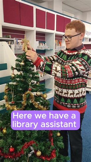 On the 20th day of the Advent Calendar, my library gave to me... lots of festive activities! 📖 Our library assistants aren't hibernating - they're making our libraries special for Christmas🎄 | West Sussex Libraries