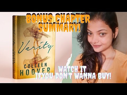 Verity Bonus chapter || book summary || Colleen Hoover || psycho- thriller || Conclusion part ||