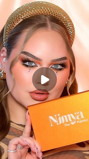 NikkieTutorials on Instagram: "oh yes, it’s FINALLY happening! 😱 Nimya: The Palette is coming SOON! stay tuned because TOMORROW you can decide which shades we reveal first 🧡💙"