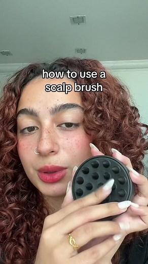 How to Use a Scalp Brush Correctly | Curly Hair Tool Tips