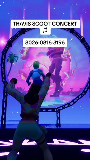Travis Scott Fortnite Concert Map Code 8026-0816-3196
