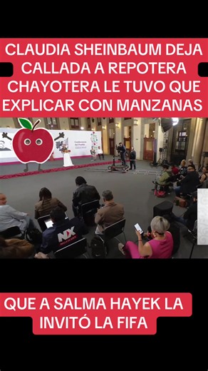 Claudia Sheinbaum deja callada a reportera sobre Salma Hayek y la FIFA