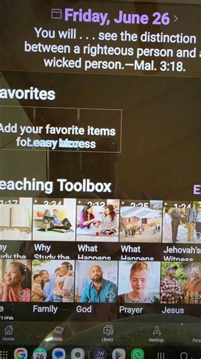 JW Library App...