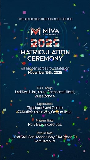 7 days until we roll out the red carpet for our new Miva Stars at the #MivaMatric2025 Ceremony.💙