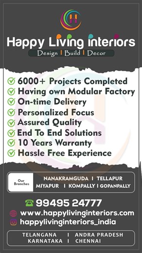 Happy Living Interiors India on Instagram: ""Modern contemporary interiors by Happy Living Interiors @ My Home Sayuk 1926 SFT - where timeless elegance meets contemporary flair. With a focus on quality, comfort, and style, this interior is a true reflection of modern classic elegance. #happylivinginterior #interior_design #modernstyle #designed"