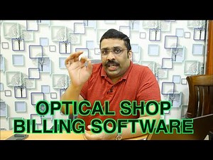 Optical Shop Billing Software Billing Software