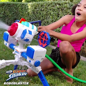 193 reactions · 146 shares | Unleash the ultimate soak with the Nerf Super Soaker RoboBlaster!  The perfect gift  for hours of summer fun! | WowWee | Facebook