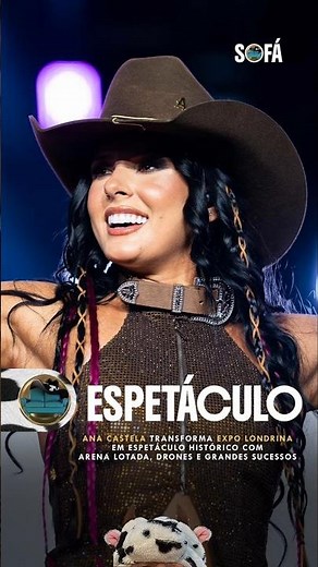 🤠🎙️🐮 Ana Castela transforms Expo Londrina into a spectacle #anacastela #expolondrina #agroplay