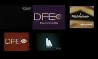 Mix of 6 videos from youtube : All DFE Flims Logos Played At Once V2