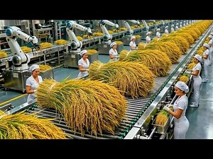 Inside a Modern Rice Factory – From Raw Rice to Finished Products (Full Process)