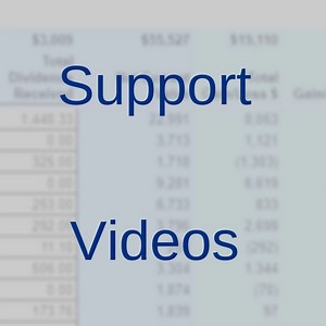 5 Support Videos for the Excel Stock Portfolio Spreadsheet [VIDEO]