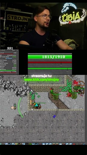 STROJNEGO PIERWSZY RAZ OŚWIECIŁO I WYSZEDŁ Z TRAPA XD #tibia