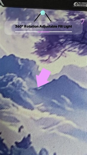 Three-color Temperature 360 Degree Rotation Stretch up and down Compatible with All Electronic Products Ideal for Vlogs and Shooting Gift Fill Light with One Second Stable Adsorption No Clip Design for Easy Use