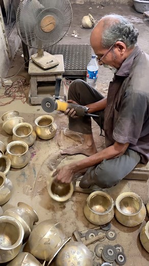 1.7M views · 12K reactions | Brass Vessels Making | Brass Utensils Manufacturing | Nashik Traveller | Facebook