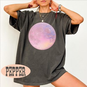Full Moon Shirt, Moon Phase Tshirt, Astronomy Tee, Celestial Full Moon Shirt, Gift for Moon Lover, Moon Tee Women, Comfort Colors Moon Shirt - Etsy