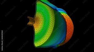 Dynamic simulation engineering - Explosion Dynamic Test Finite Element Analysis
