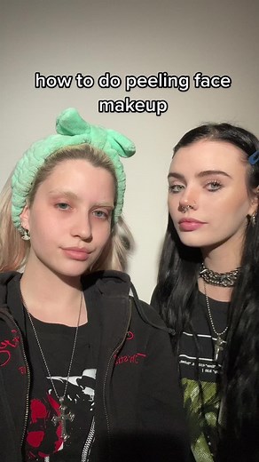 Peeling Face Makeup Tutorial ft. Xowie Jones