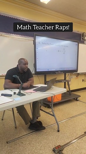 #38 It's always refreshing when you ask a student for a beat choice and they respond with a classic song from time. I'm like ok somebody must have taught you well. #38 #mathrap #math #mathhelp #neverquitmath #freestylefriday #mathrapmonday #blackmenteach #blackteachersrock #innovativeeducation #freestylerap #freestylechallenge #classroomjoy #gotbars #matheducator #educator #hsmp #keepflowing #nycdoe #MrCarty #culturallyresponsiveteaching #hiphoped #edutainment #2stepequations #solvingequations #